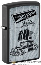 Zippo / Зажигалка бензиновая Zippo 48572 «Грузовик» цв. черный матовый  