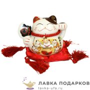 Delicate / Фигурка - копилка «Кот Манеки» 14 х 15 х 16 см. на подушка KT_13. 4  
