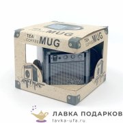ПС / Кружка чайная «Магнитафон» 420мл керамика черный 4598 