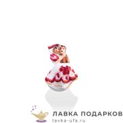 БФ / Статуэтка «Жених и невеста» Башкирский фарфор 8х4х3см сувенир фигурка подарочная 