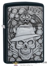Zippo / Зажигалка 49183 «Классика» 56 х 36 х 12 мм. черный матовый 