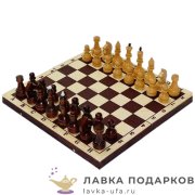Шахматы турнирные «Торнамент», доска складная 40 х 20 х 05 см. цв. темный (Ладья) 
