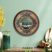 УС ДП / Панно - образ «Божья Матерь» 18 х 18 см  + подставка 0010_ДП-ДС 