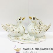 Delicate / Фигурка «Утки-мандаринки» 10 х 08 см, (белый) 050.10_В 