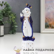 КЕР / Фигурка «Клоун на игральном кубике» 18 х 05 см. кобальт с позолотой 649.1718 