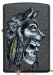 Zippo / Зажигалка 29863 «Волк - череп» 56 х 36 х 12 мм. цвет серый сумрак