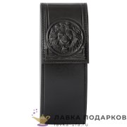 Макей / Футляр для очков «Король - лев» кожа цв. черный 023-08-51 
