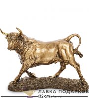 Скульптура «Бык на камне» 34 х 25 х 14 см. БРОНЗА БФ_173 