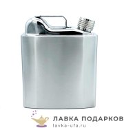 Фляга стилизованная «Канистра» 530 мл. цв. хром матовый 4447 