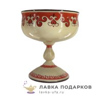 Агидель / Ваза луженная «Лилия» 16 х 14 х 14 см. цв. САМОЦВЕТЫ белье (Агидель) 20с 2714 