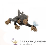 Фигурка года «Обезьянка с бабочкой» 07 х 10 см. (серый)  EVE_50257 