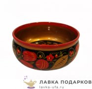 НП / Расписная чашка, ровный край «Хохлома» 15 х 07 х 06 см.  