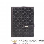 Макей / Ежедневник недатированный А5, обложка кожа «Соты» цв. коричневый 008_08_03 