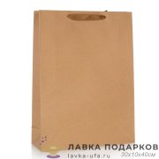УП / Пакет подарочный «Крафт» vertical большой 30х10х40см LT-211XL 