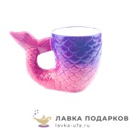 ПС / Кружка чайная «Котик с ушами» 350мл керамика в ассортименте 8780 