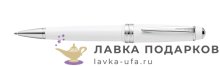 Ручка шариковая Cross Bailey Light, белый лак и хром, поворотный механизм, черный стержень (AT0742-2 