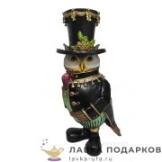 Фигура декоративная «Филин в цилиндре» 25 х 15 х 11 см. 718470_D202  