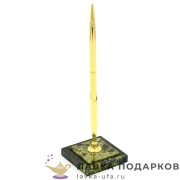 УК / Ручка на квадрат. подставке из камня 06 х 06 см. змеевик 1317037-1 
