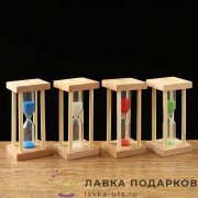 Песочные часы «Классика, белый песок» на 30 минут, 15 х 09 см. пластик цв. черный 10648574 