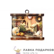 СВ / Маятник «Перпетум мобиле» 30х25см пластик золотистый на батарейках 