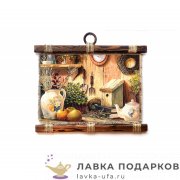 СВ / Маятник «Перпетум мобиле» 30х25см пластик золотистый на батарейках 