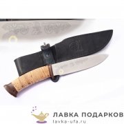 Златоуст / Нож охотничий «Артыбаш», сталь 95 х 18, рукоять береста + текстолит, рисунок 