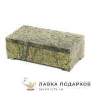 УК / Шкатулка из камня «Купюрница» 18 х 10 х 06 см. змеевик 112_309 
