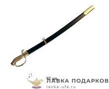 ПП кр / Кинжал сувенирный 50 х 02 х 02 см. латунь арт.К-04  