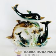 Delicate / Фигурка «Дельфины - семейка из 5-ти» 14 х 13 см. 0606_3 