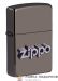 Zippo / Зажигалка бензиновая Zippo 49417 «Логотип» цв. черный матовый