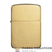 Zippo / Зажигалка 1941_B «Винтаж 1941 г.» 56 х 36 х 12 мм. латунь матовая 
