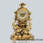 La Minor / Скульптурные часы «Слоники трубят» 24 х 20 х 09 см. цв. бронза 3525 