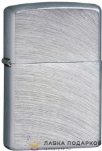 Zippo 24647 / Зажигалка Zippo классическая с покрытием матовый хром, Дугообразный рисунок 