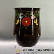 Агидель / Бокал луженный «Лужайка» 11 х 07 х 07 см. цв. коричневый (Агидель) 13с 25040 