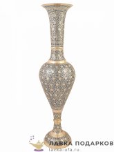 Кашмир / Ваза латунная с эмалью 90 х 19 х 19 см. черный (CJC) В_2444_36_17 