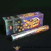 Благовония HEM 20g ATTRACTS MONEY (Привлекающие деньги) 186_Atm 