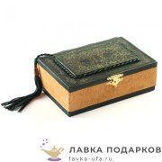 Макей / Шкатулка прямоугольная «Восточная» 17 х 13 х 06 см. цвет зеленый 043_07_02 