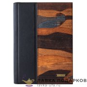 Макей / Ежедневник недатированный А5, обложка кожа «Фьерды» цв. черный 008_08_45_2 