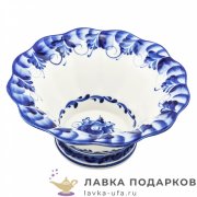 Гжель / Салатник «Даниела» 04 х 14 х 14 см. авт. Рябцева Д.А. 