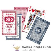 Piatnik / Игральные карты - бридж «№ 595» 55 л. (пластик) рубашка МИКС 