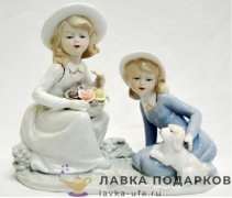 Seltmann / Фигурка «Подружки на полянке» 18 х 21 см. 560.700 (077) 