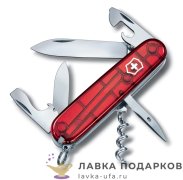 Victorinox / Нож перочинный «Спартанец» 09 см. 12 функций, сталь + пластик красный 1.3603.T   