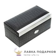 КП / Зажигалка газовая S.Quire 70х49 мм черная — турбо водонепроницаемая FL012-Black 