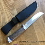 РО / Нож охотничий Златоуст «Медвежий 2», сталь 95х18, рукоять орех и алюминий, стандартная гравиров 