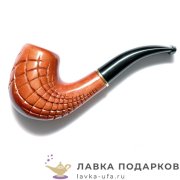 Гарманофф / Курительная трубка резная из груши «Гроссмейстер» 155 мм. фильтр 9 мм. 11059_А_11 