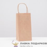 УП / Пакет подарочный «Полотно» 46х20х61см картон крафт вертикальный супербольшой 10320499 