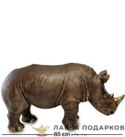 П / Скульптура «Носорог» В36х70 см полистоун бронза F-1215 
