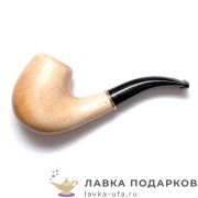 Гарманофф / Курительная трубка гладкая из груши «Бент светлый» 155 мм. фильтр 9 мм. 11008_2 