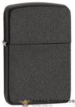 Zippo 28582 / Зажигалка Zippo Реплика 1941 года с черным матовым покрытием, Кракелюр 