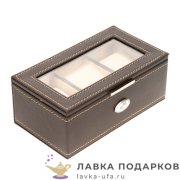 Moretto / Шкатулка для хранения часов 20 х 11 х 08 см, КОЖ,ЗАМ, цвет коричневый 136.231 